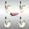 Service Caster 5 Inch 316SS Nylon Wheel Swivel 1-1/8 Inch Expanding Stem Caster Set Lock Brake SCC-SS316TTLEX20S514-NYS-118-4 - alternate 1